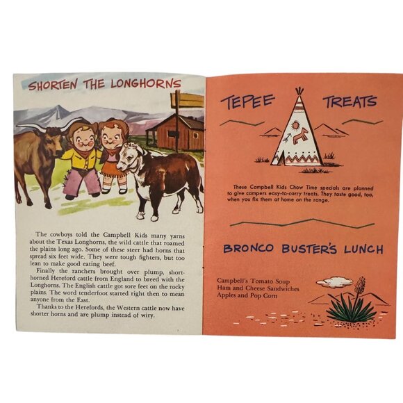 The Campbell Kids Chow Time Cook Book vintage - Picture 4 of 4